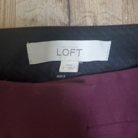 Loft Soft Purple Dress Pants - Picture 2 of 5